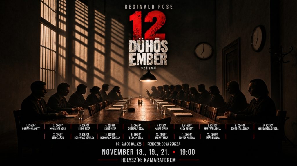 12 dühös előadás színház